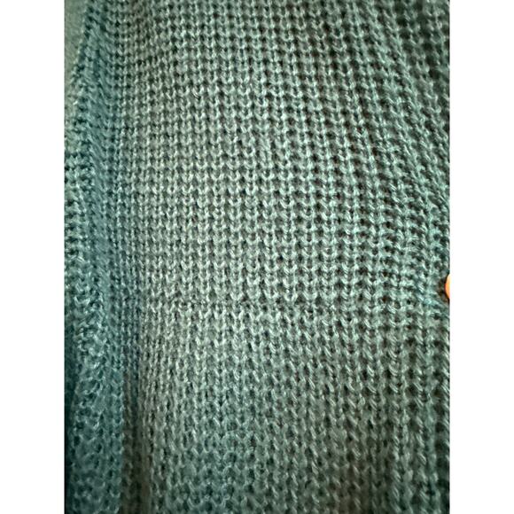 Trendy Threads Two Tone Block Style Long Lined Open Front Cardigan with Pockets - Picture 6 of 9